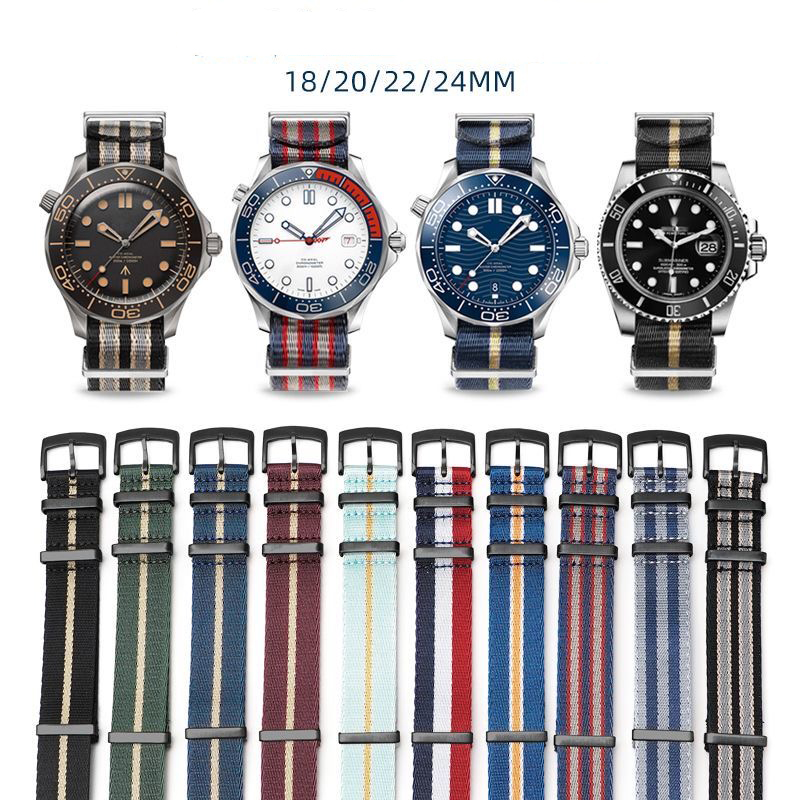 Nato Strap Nylon - Superior Nylon Watchband for OMEGA Seamaster