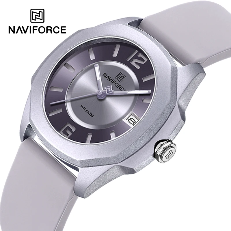 Silicone Band Women - NAVIFORCE 7107 Watch for Women Fashion