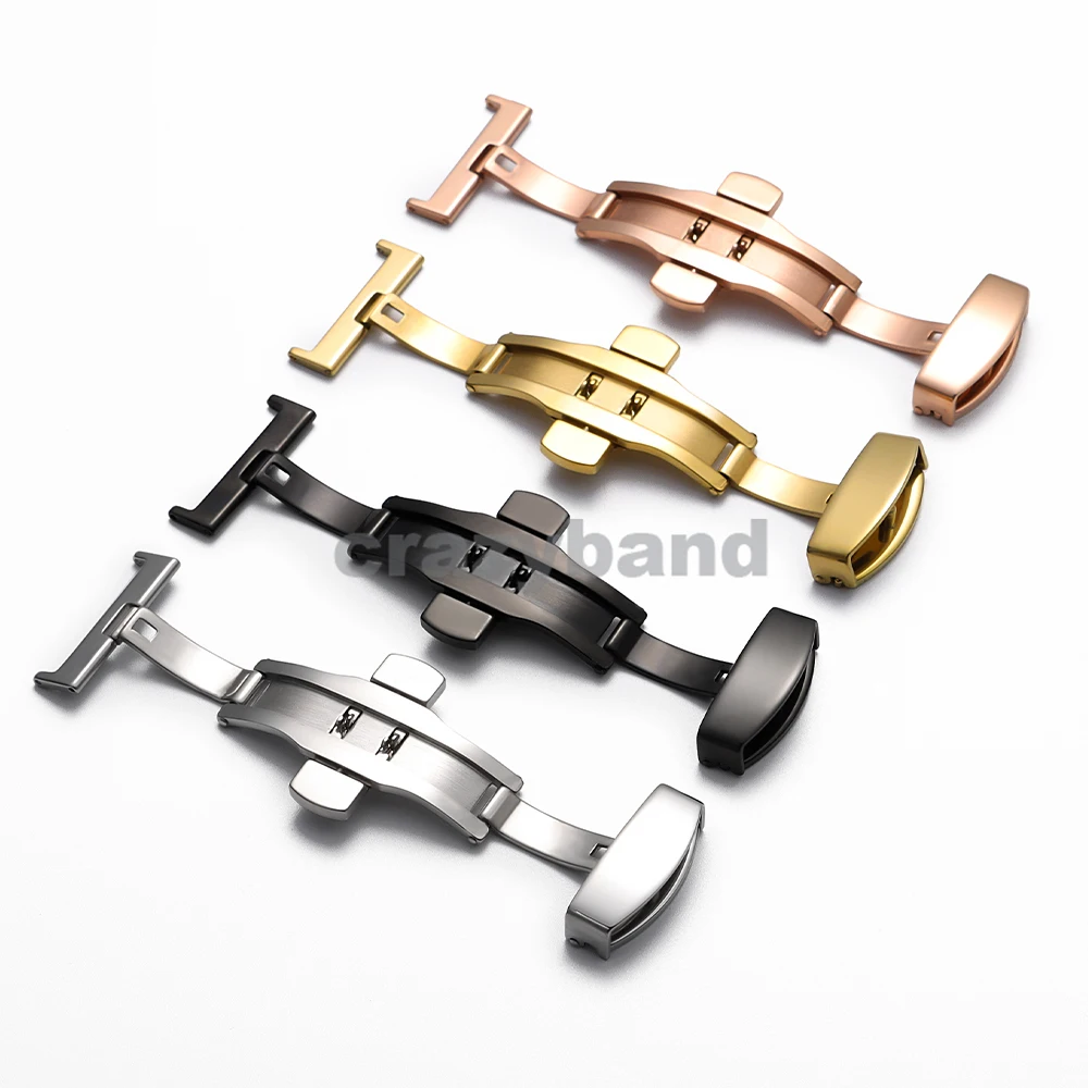 Stainless Steel Universal Butt - Butterfly Clasp Deployant recension och pris