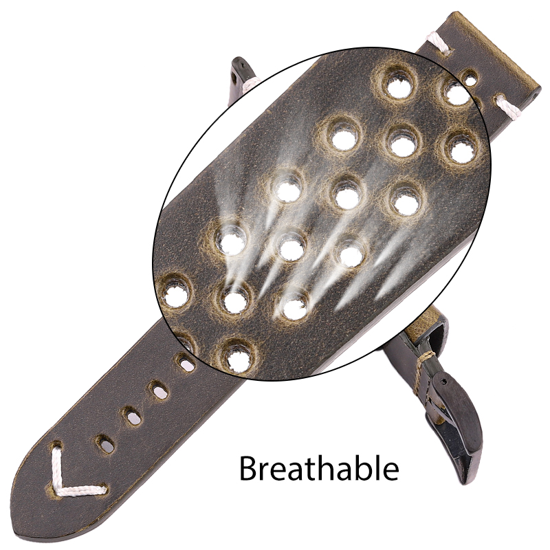Breathable Genuine Leather Qui - Nato Strap Nylon recension och pris