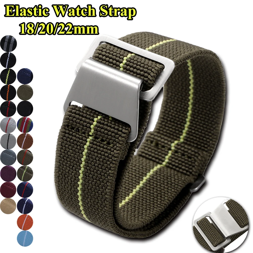 Elastic Watch Strap 18mm 20mm  - Suede Strap Watch recension och pris