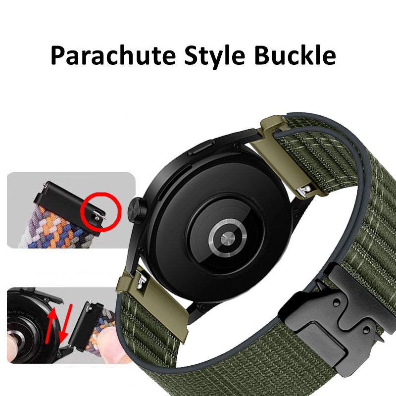 Wave Nylon Loop for Garmin Ven - Parachute Strap Elastic recension och pris