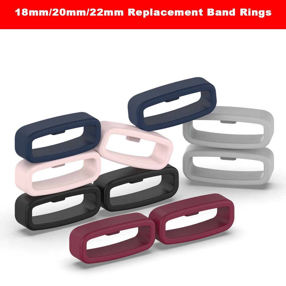 18 20 22mm Watch Band Ring Rub - Silicone Watch Band 22Mm recension och pris