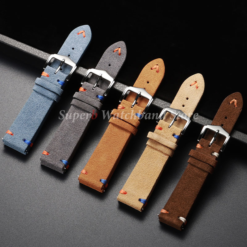 Suede Leather Watch Strap 18mm - Suede Strap Watch recension och pris