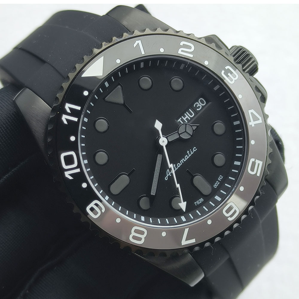 40MM NH36 Watch Black Men's St - Stainless Bracelet Diver recension och pris