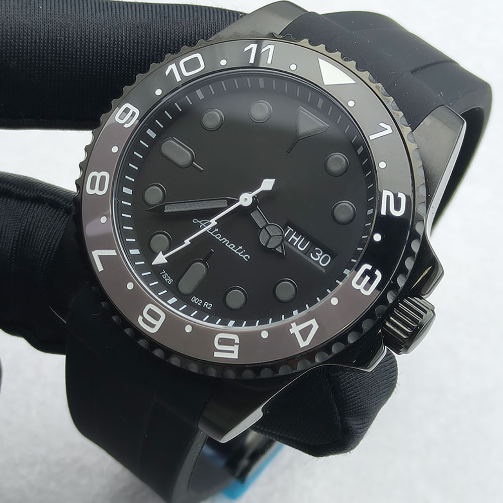 40MM NH36 Watch Black Men's St - Stainless Bracelet Diver recension och pris
