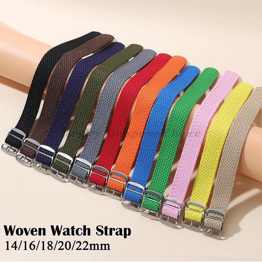 14mm 16mm 18mm 20mm 22mm Fabri - Perlon Strap Woven recension och pris