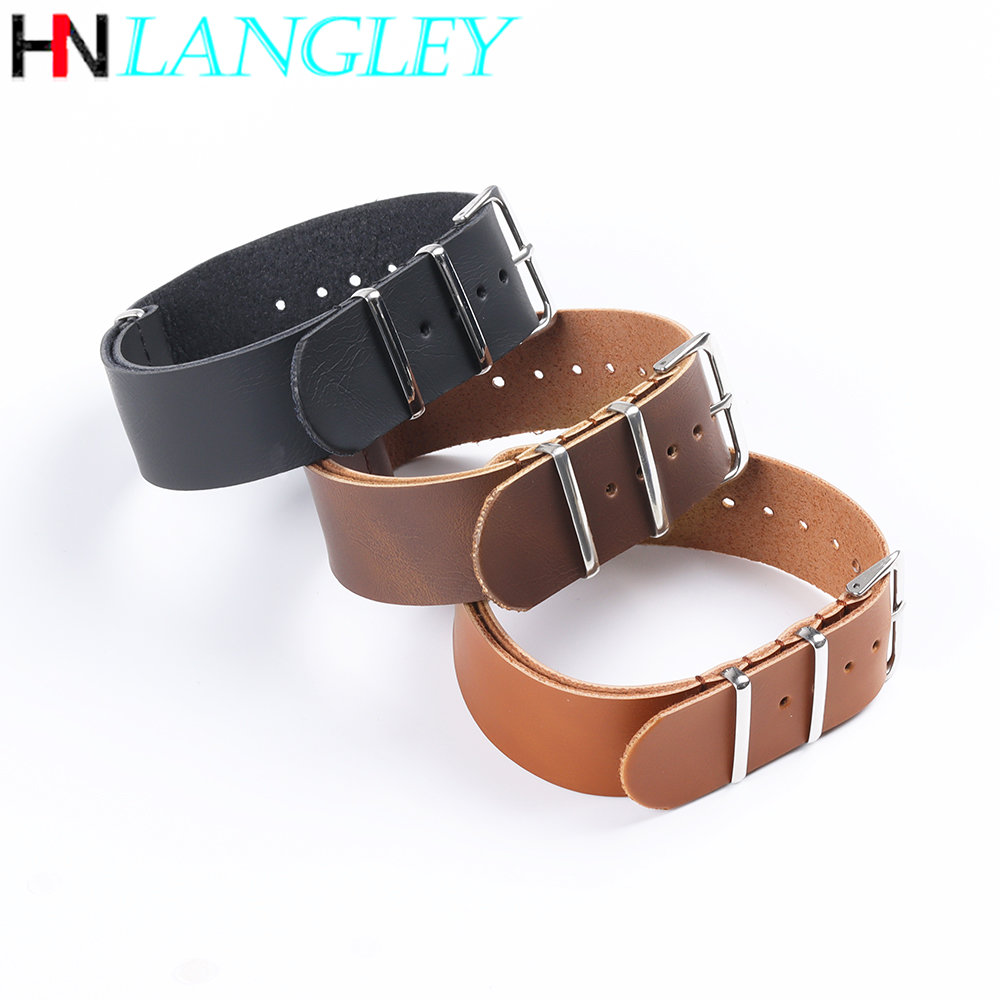 Ultra Thin Leather Watch Band  - Nato Strap Nylon recension och pris