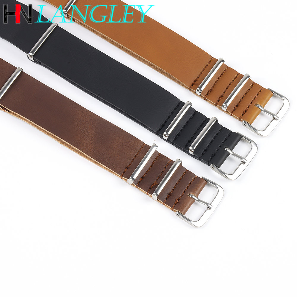 Ultra Thin Leather Watch Band  - Nato Strap Nylon recension och pris