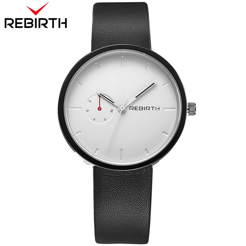 2018 Rebirth Popular Men Women - Leather Watch Band Men recension och pris