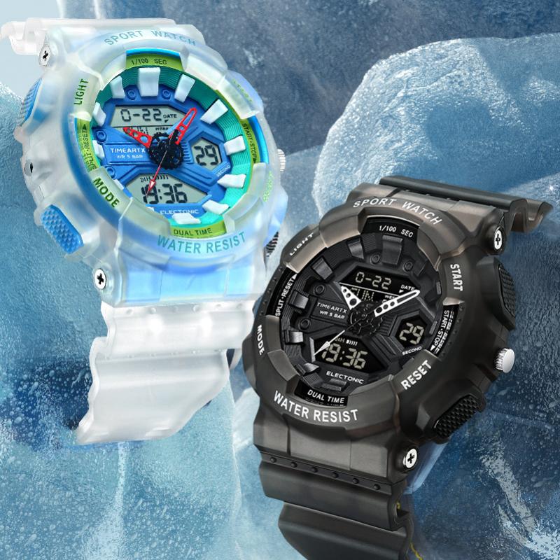 TIMEARTX Men's Watch Luxury Mu - Rubber Strap Diver recension och pris