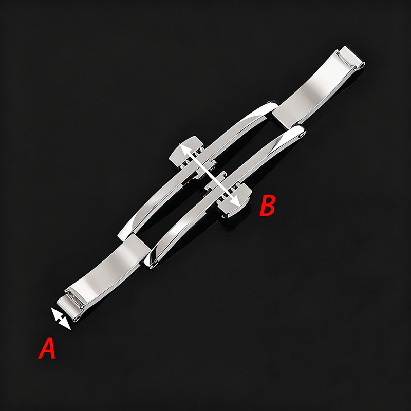 Watch Band Buckle Stainless St - Butterfly Clasp Deployant recension och pris