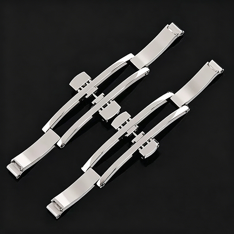 Watch Band Buckle Stainless St - Butterfly Clasp Deployant recension och pris