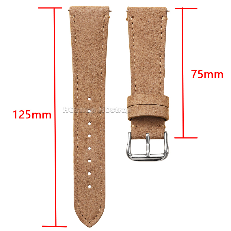 Suede Leather Strap 20mm 22mm  - Suede Strap Watch recension och pris