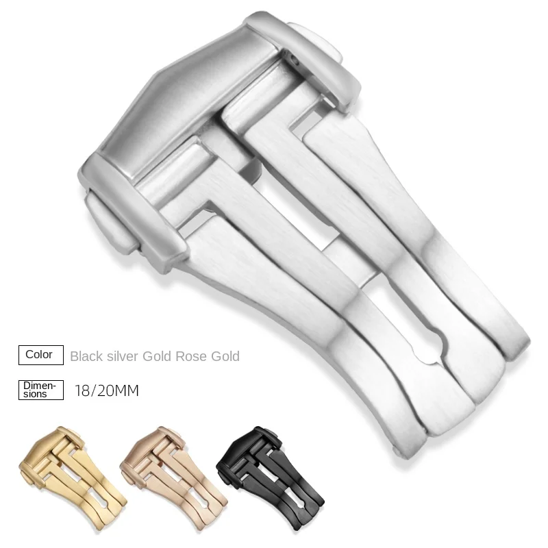 Stainless Steel Watch Buckle f - Butterfly Clasp Deployant recension och pris
