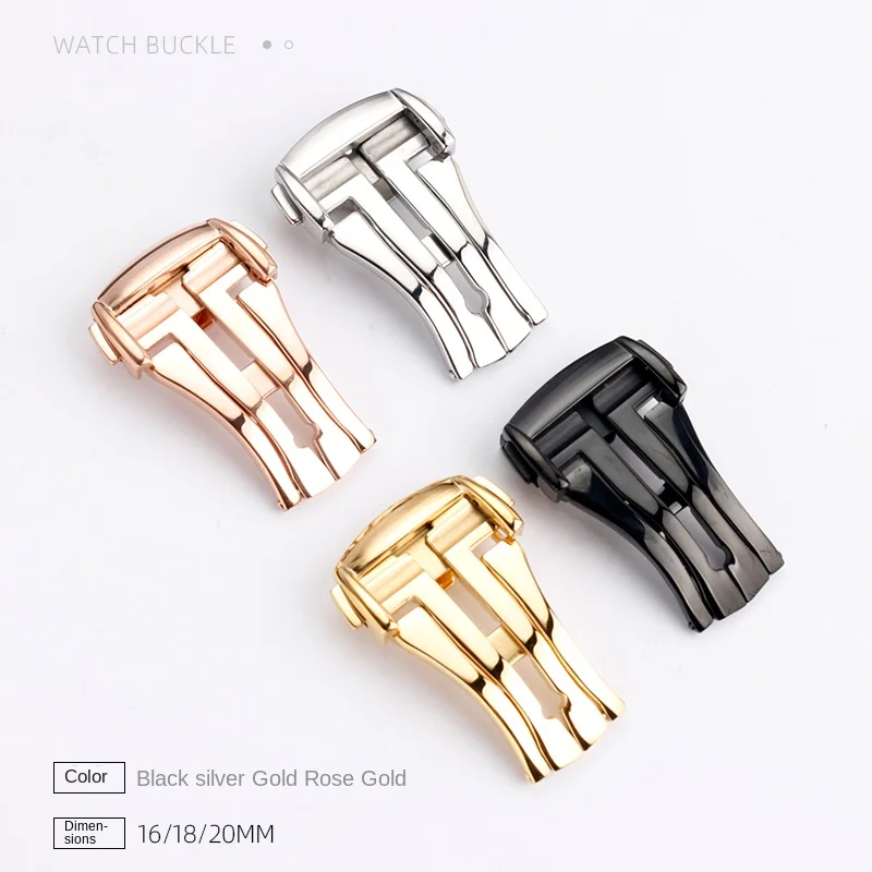 Stainless Steel Watch Buckle f - Butterfly Clasp Deployant recension och pris