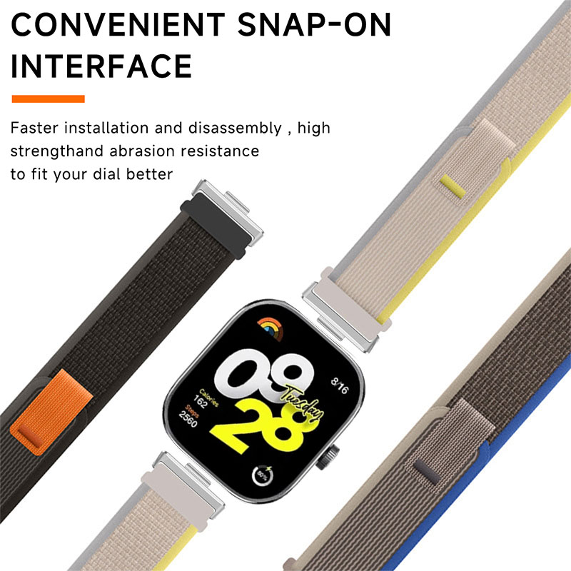 For Xiaomi Redmi Watch 4 Nylon - Sport Loop Velcro recension och pris