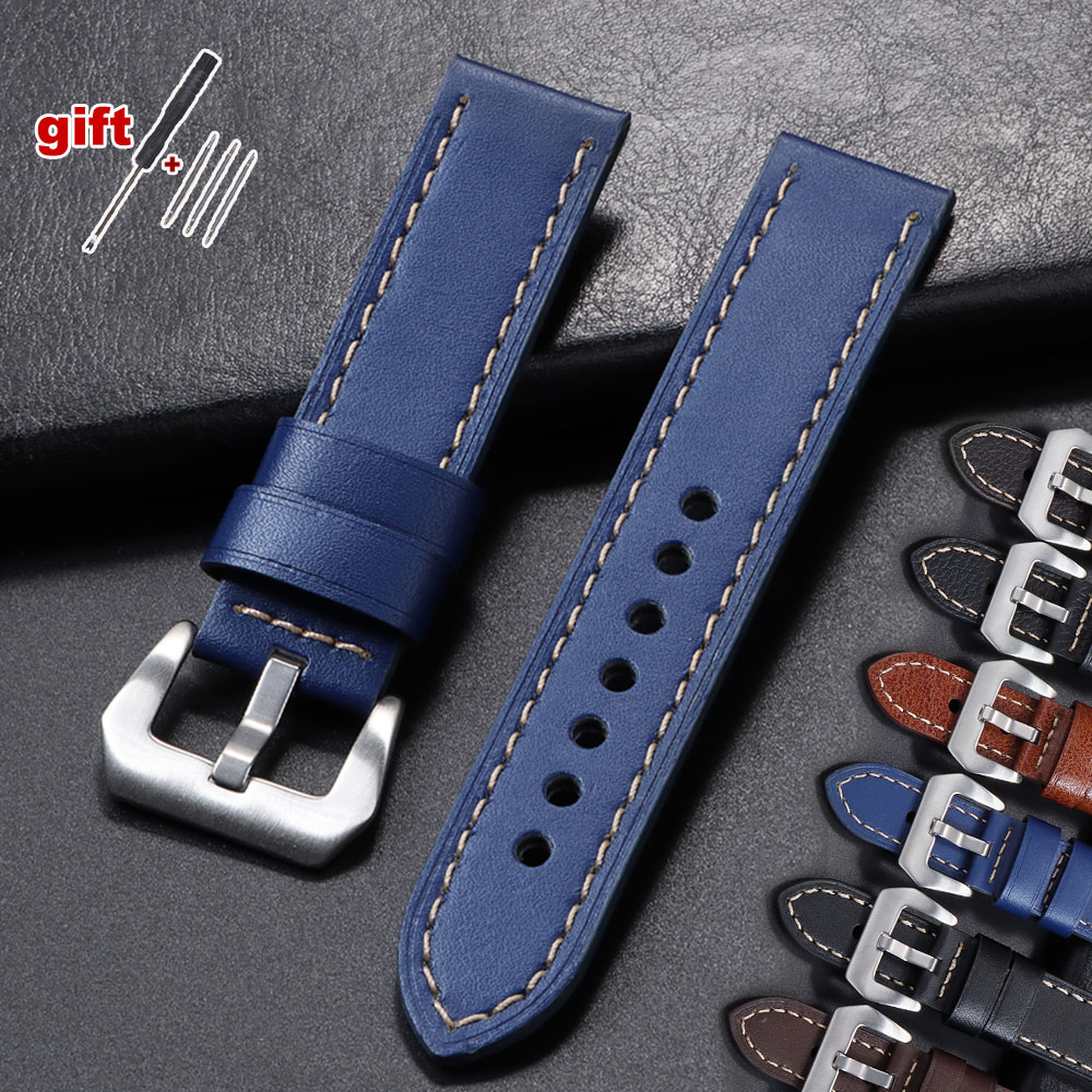 18mm 20mm 22mm 24mm Genuine Le - Suede Strap Watch recension och pris