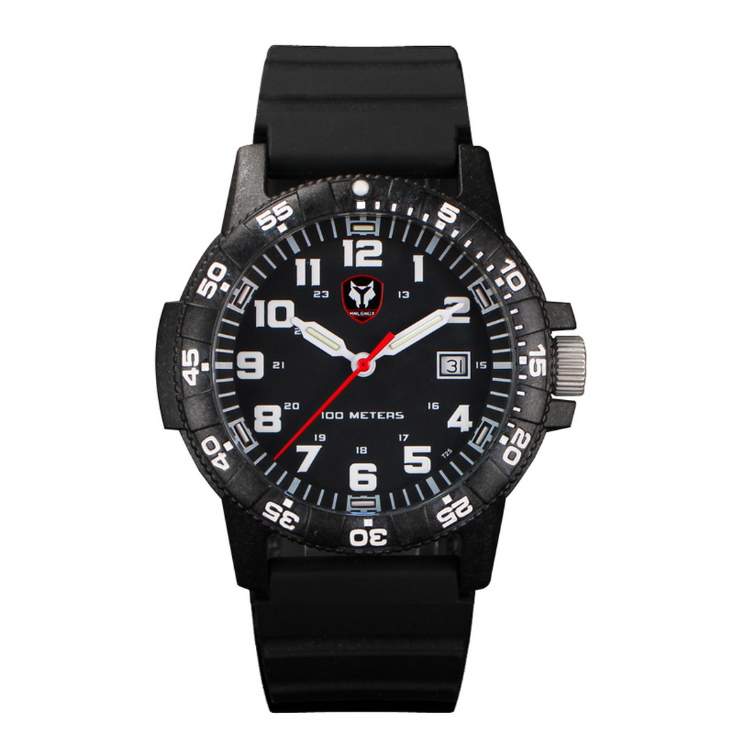 Hnlgnox Mens Pilot Watches Spo - Rubber Strap Diver recension och pris