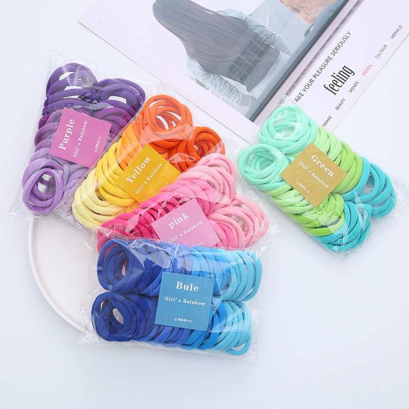 50PCS/Set Women Girls Basic Ha - Silicone Band Women recension och pris