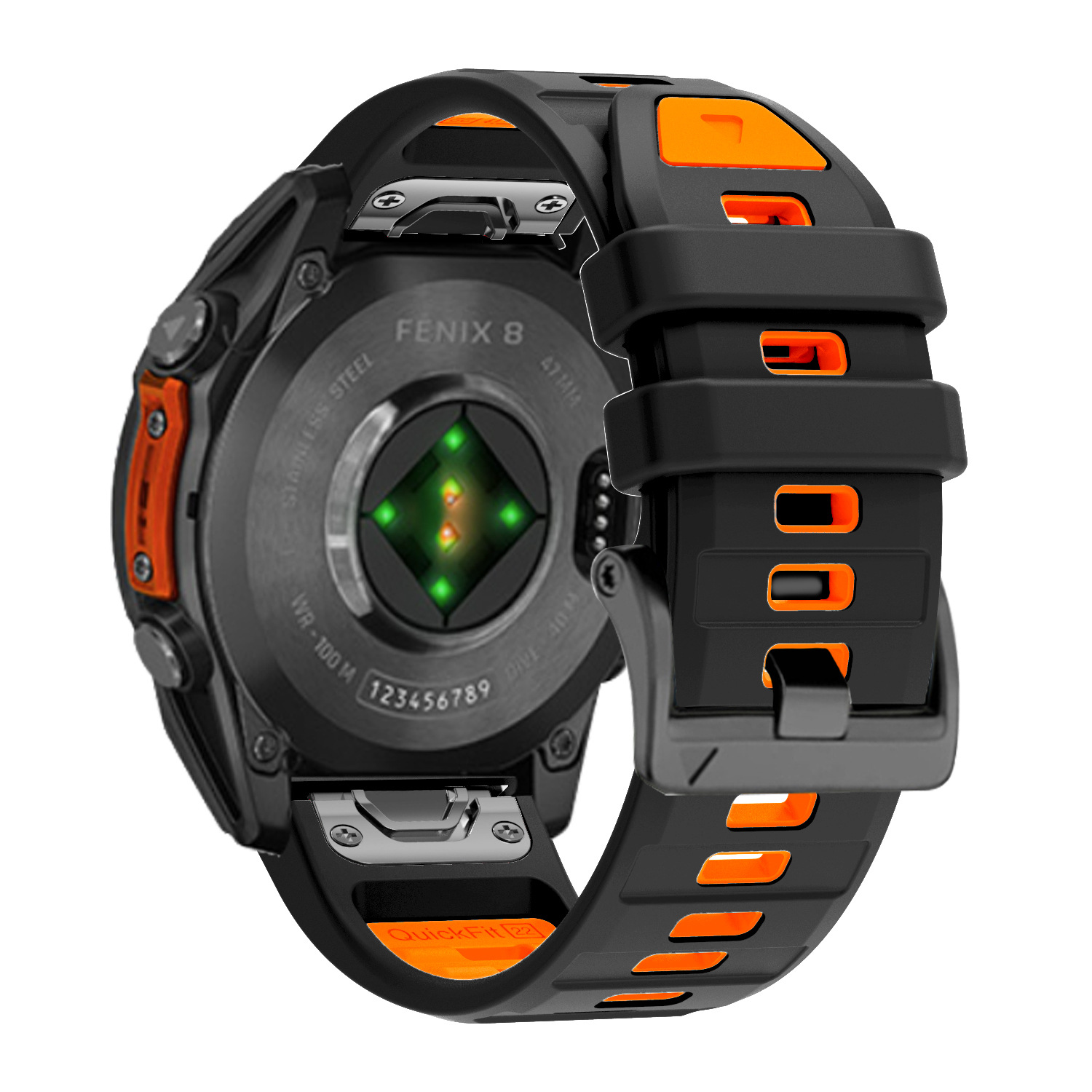 QuickFit 26mm 22mm Silicone Wa - Silicone Watch Band 22Mm recension och pris