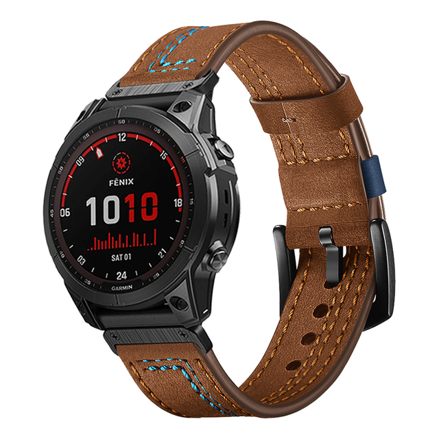22mm 26mm Genuine Leather Stra - Leather Strap Quick Release recension och pris