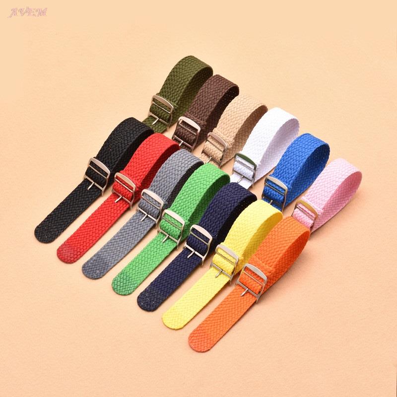 Canvas Sport Watchband Colorfu - Perlon Strap Woven recension och pris
