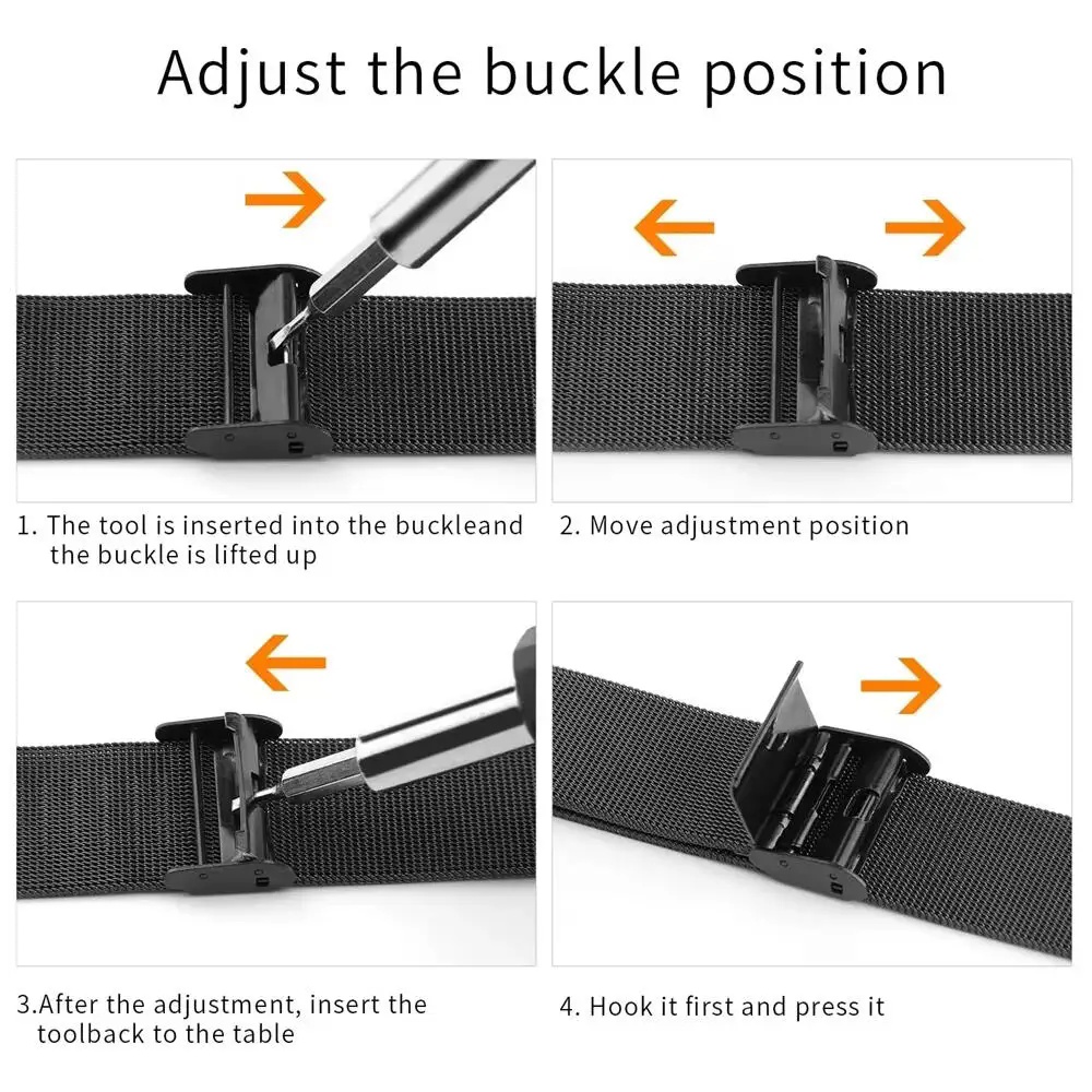 Metal Bands for OPPO Watch 41m - Mesh Strap Metal recension och pris