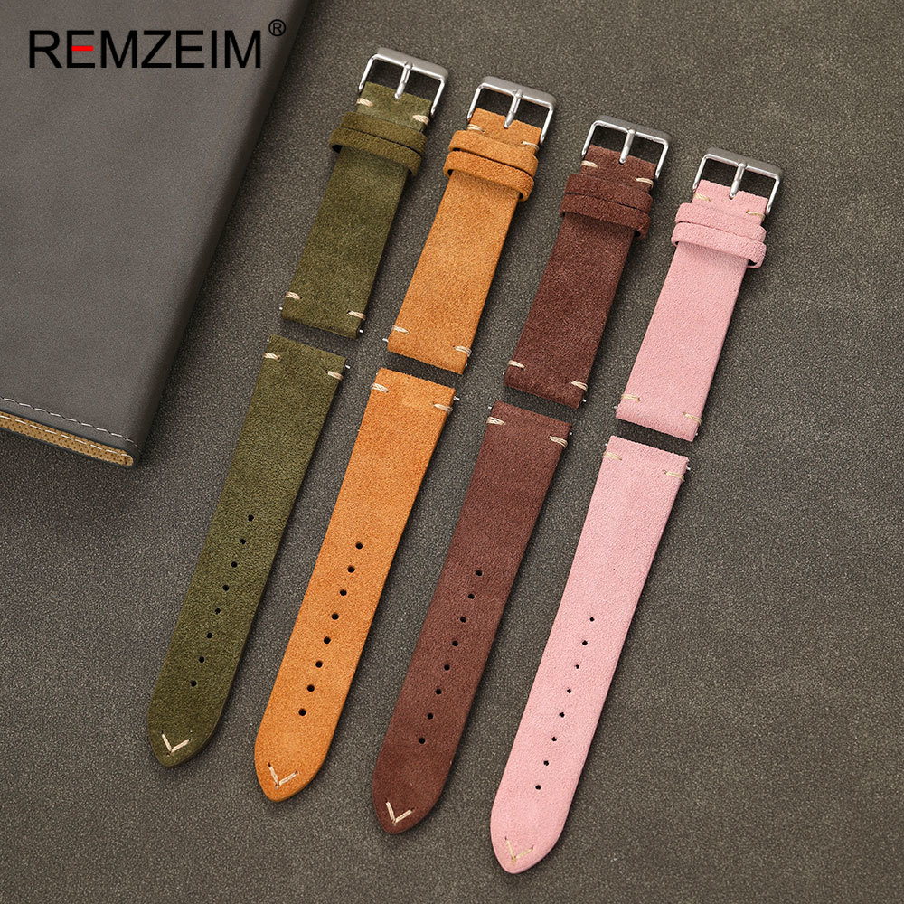 Unisex Suede Leather Watch Bel - Suede Strap Watch recension och pris
