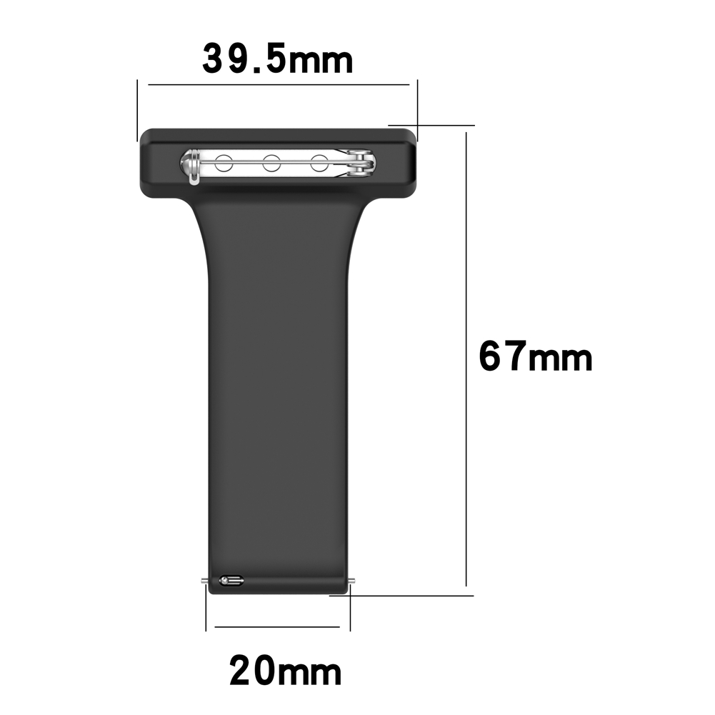 Pin Brooch Watch Strap 20MM 22 - Silicone Watch Band 22Mm recension och pris