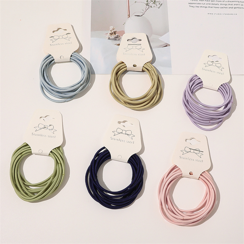 10PCS Women Girls Simple Basic - Silicone Band Women recension och pris