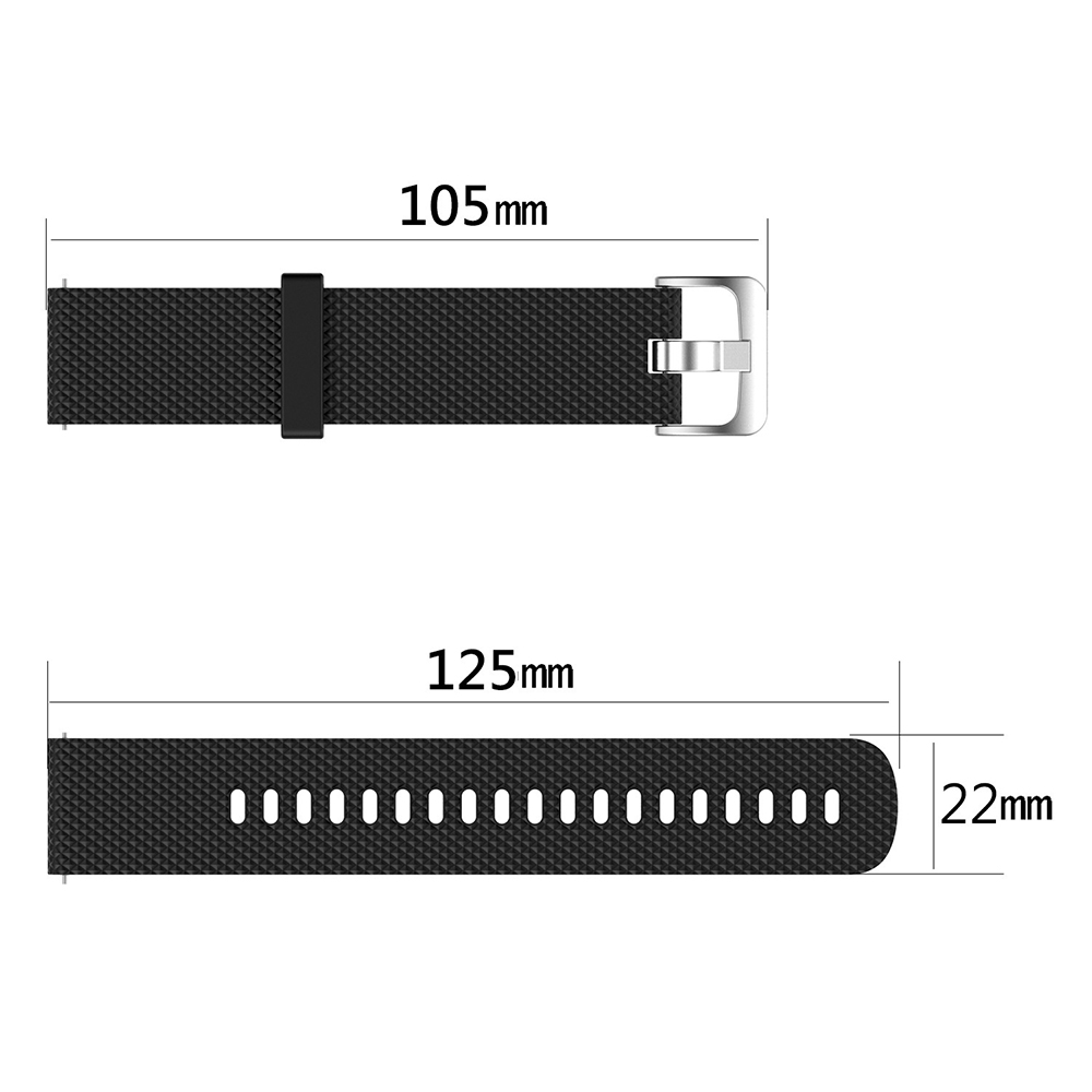 22mm Watchband for Samsung Wat - Silicone Watch Band 22Mm recension och pris