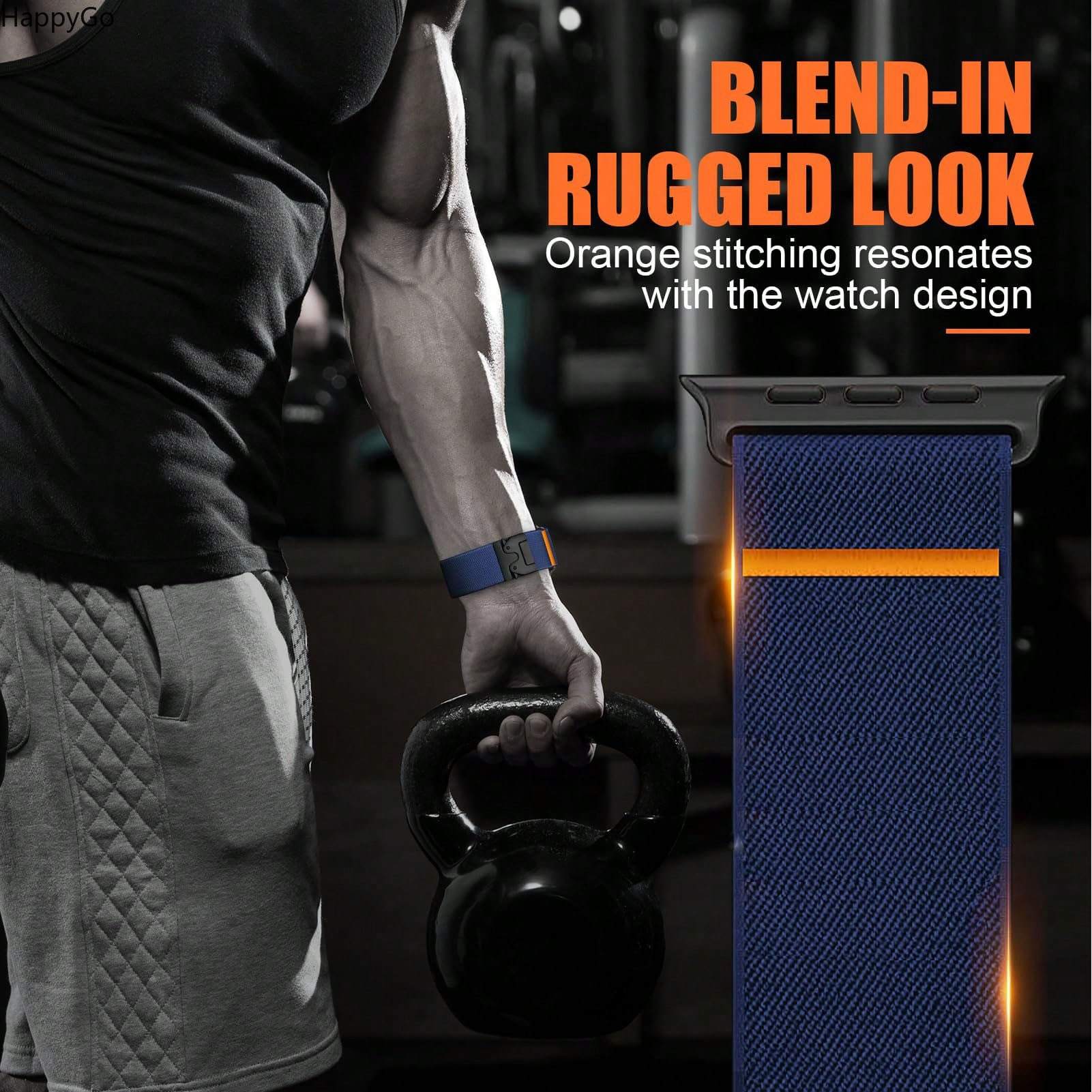 Wide Stretchy Nylon Wrist Stra - Parachute Strap Elastic recension och pris