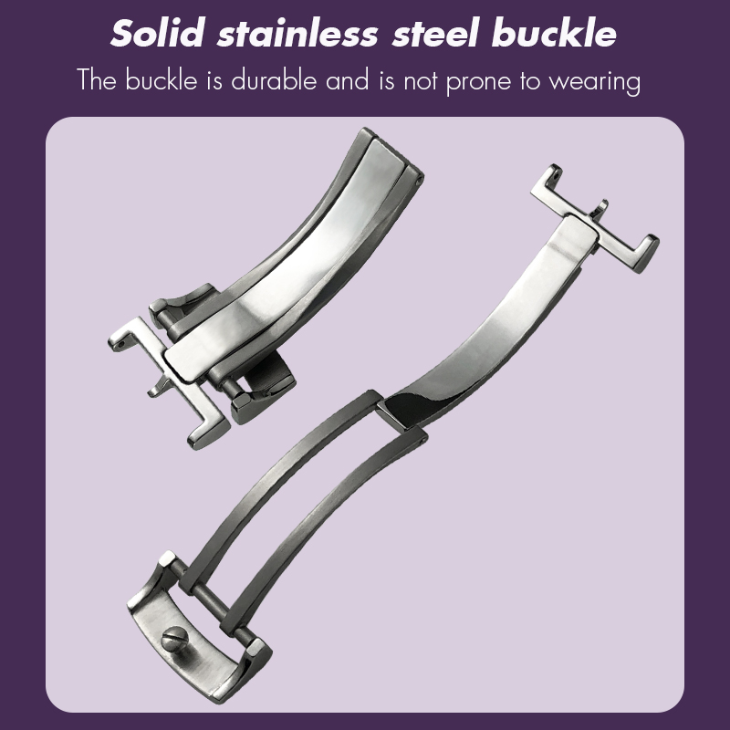 316L Stainless Steel Folding B - Butterfly Clasp Deployant recension och pris