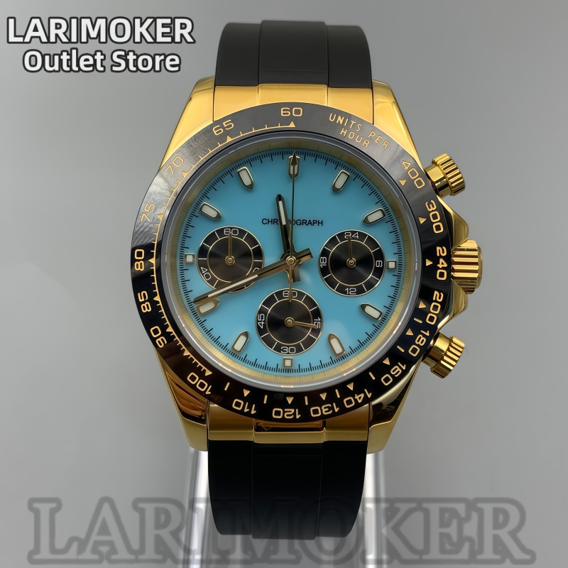 LARIMOKER 39mm Men's Sports Wa - Rubber Strap Diver recension och pris