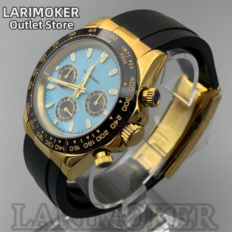 LARIMOKER 39mm Men's Sports Wa - Rubber Strap Diver recension och pris