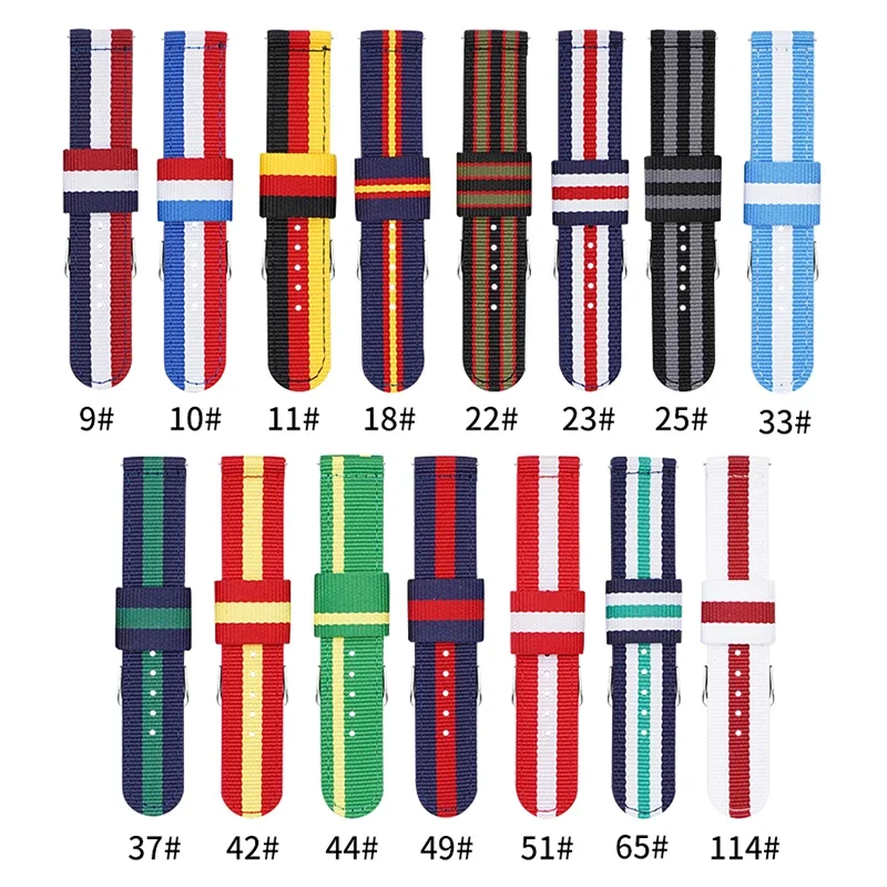 20mm 22mm Woven Nylon Strap fo - Nato Strap Nylon recension och pris