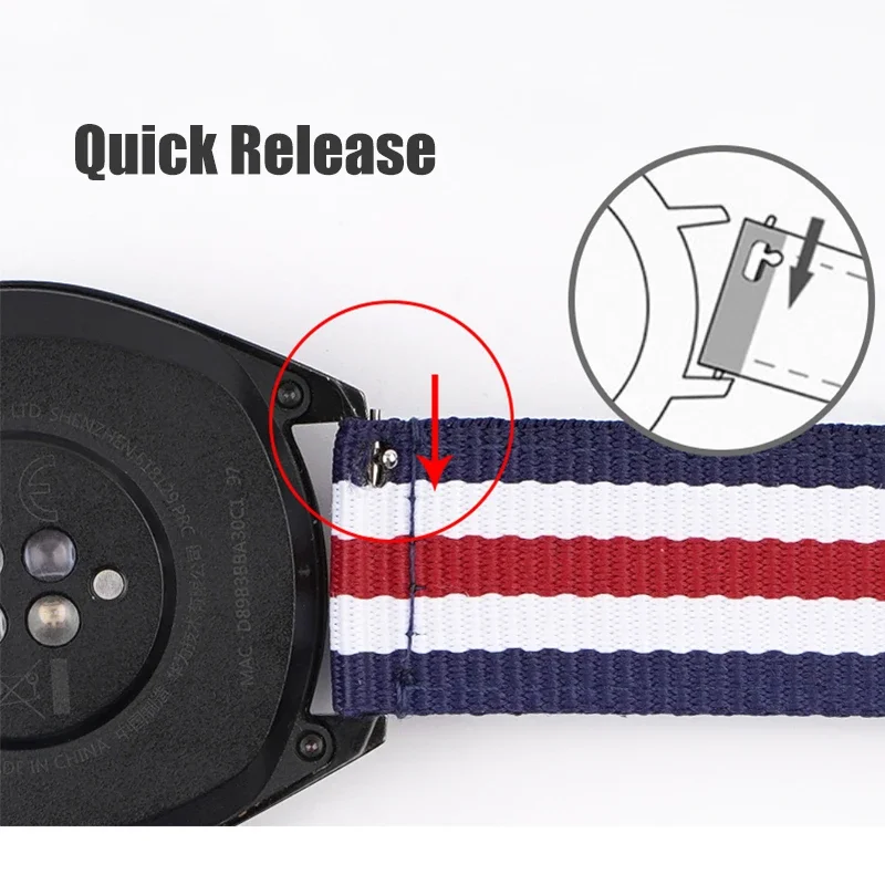 20mm 22mm Woven Nylon Strap fo - Nato Strap Nylon recension och pris