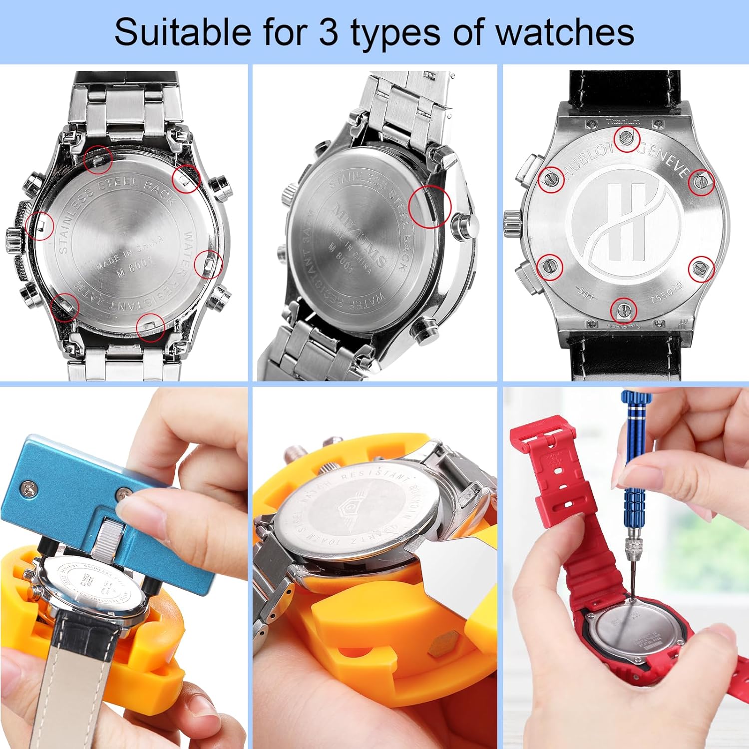 32 pcs Watch Battery Replaceme - Spring Bar Tool Set recension och pris