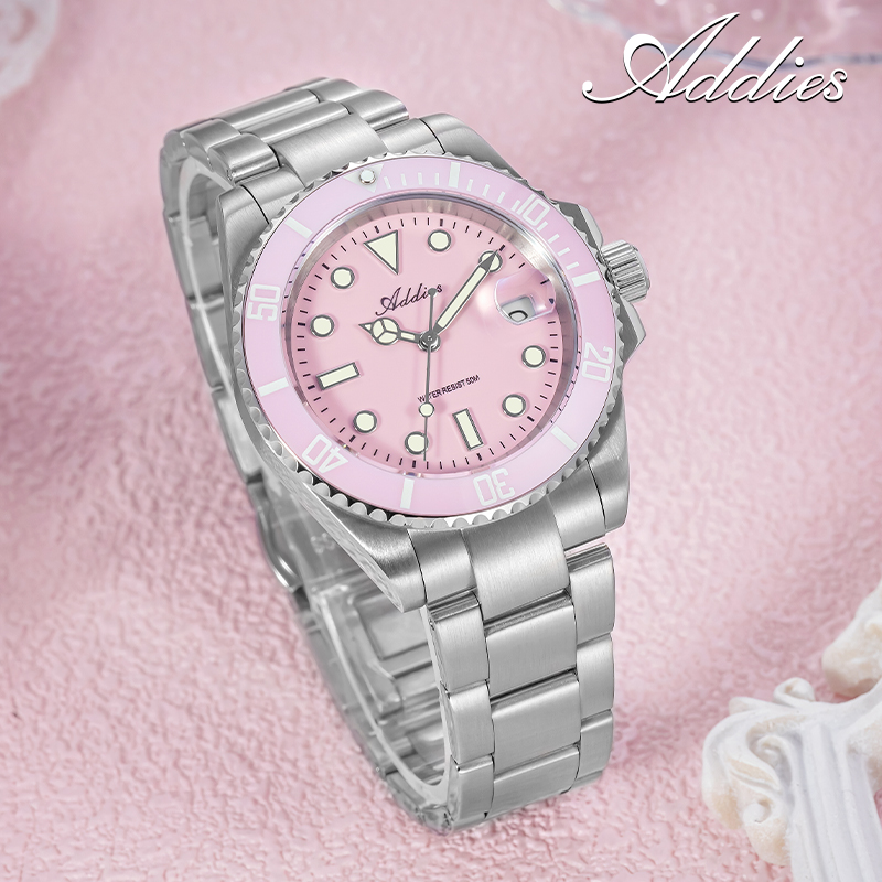 Addies New Women Watches Luxur - Butterfly Clasp Deployant recension och pris