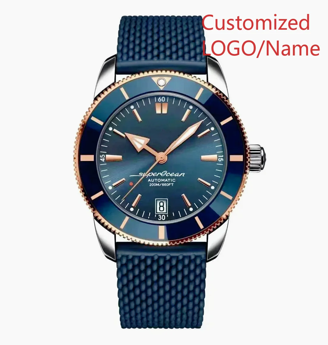 A1212 Store Customized Watches - Rubber Strap Diver recension och pris