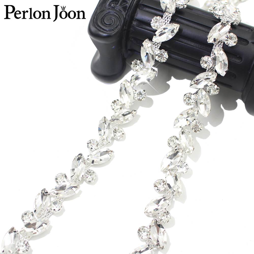 Leaf Round Crystal Rhinestone  - Perlon Strap Woven recension och pris