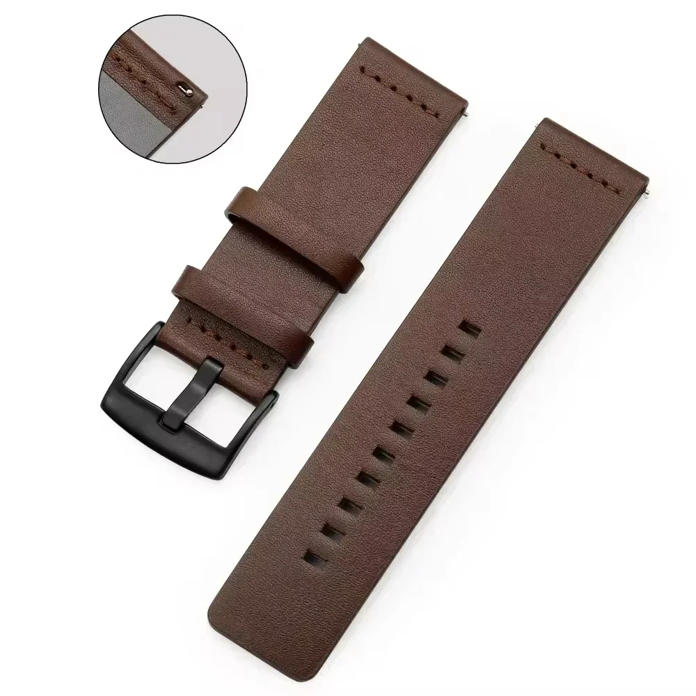 20mm 22mm Watch Band Quick Rel - Leather Strap Quick Release recension och pris