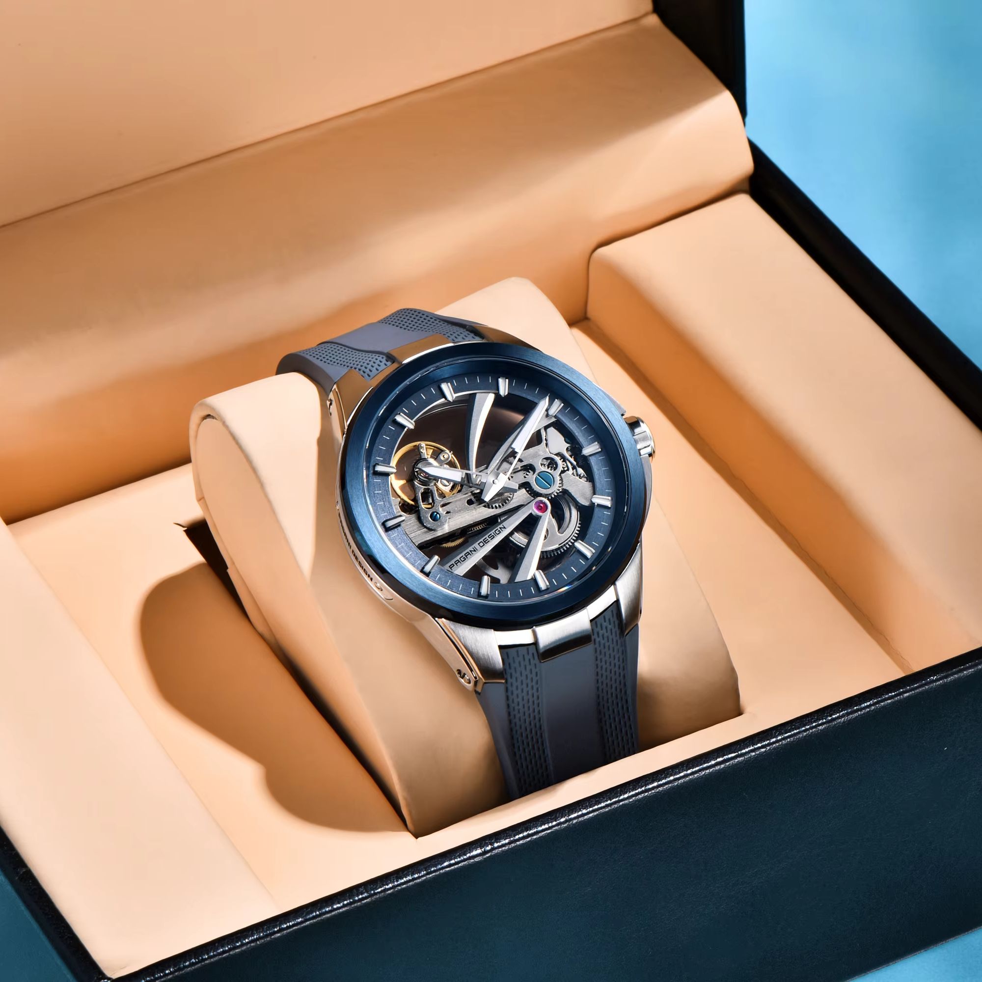 PAGANI DESIGN Men Trendy Mecha - Rubber Strap Diver recension och pris