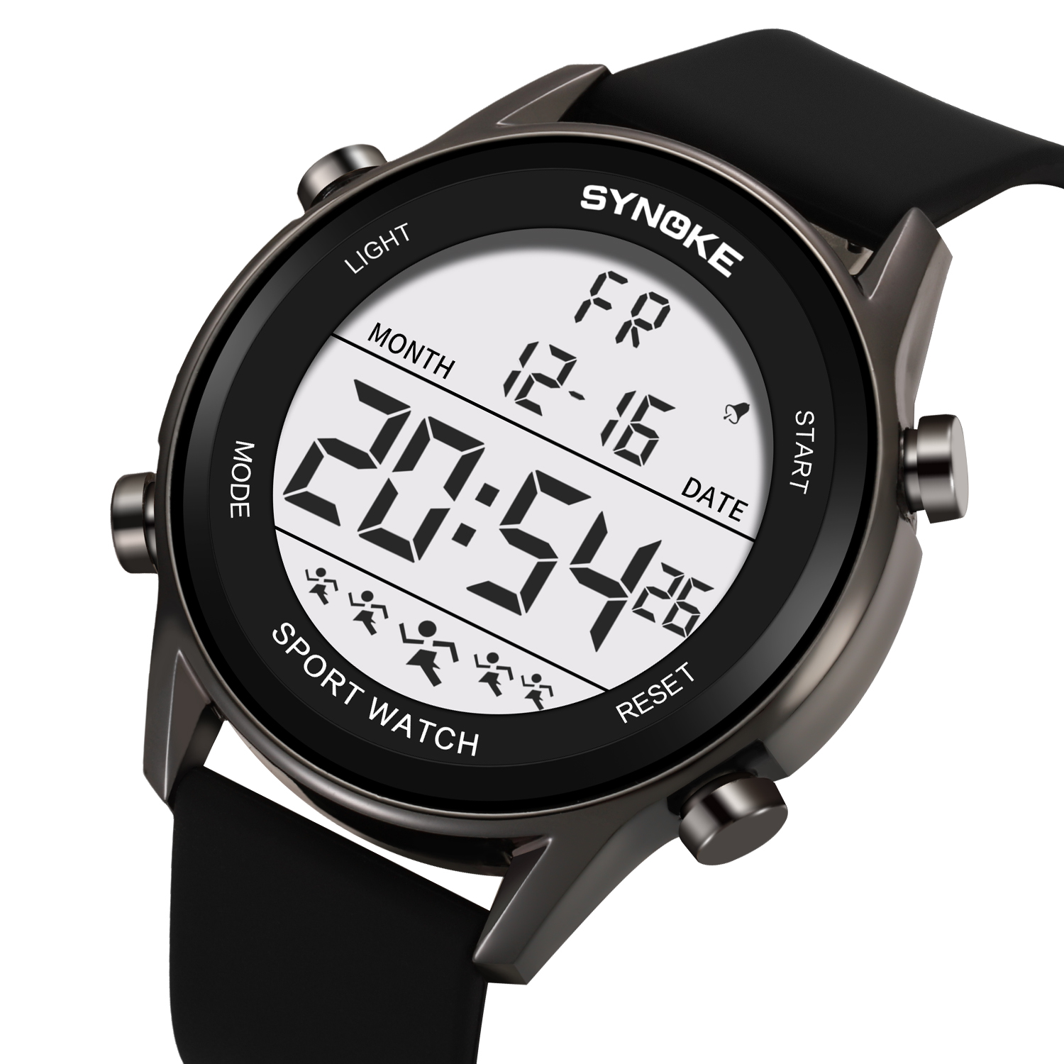 Digital Watches For Men Waterp - Rubber Strap Diver recension och pris