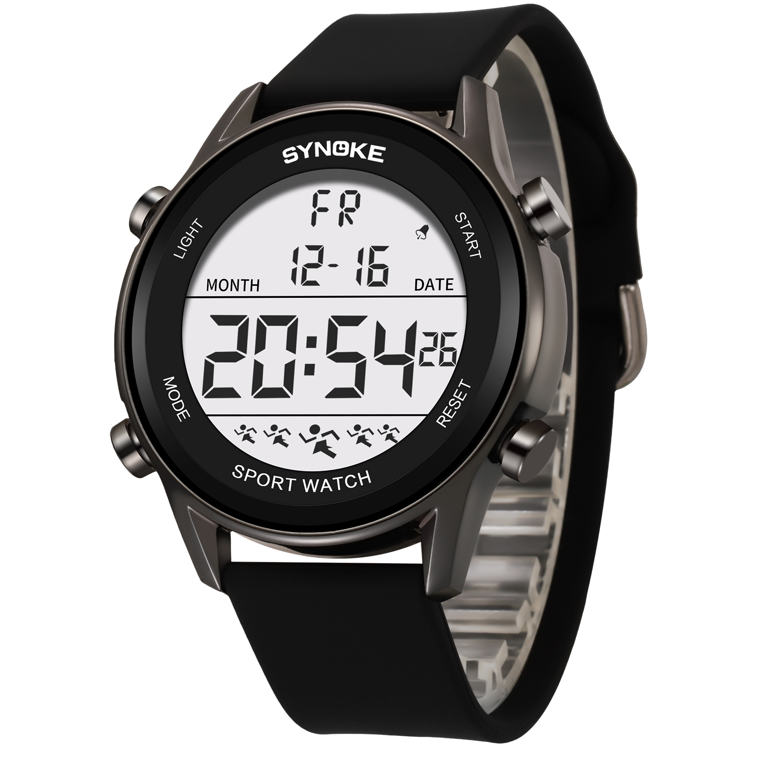 Digital Watches For Men Waterp - Rubber Strap Diver recension och pris