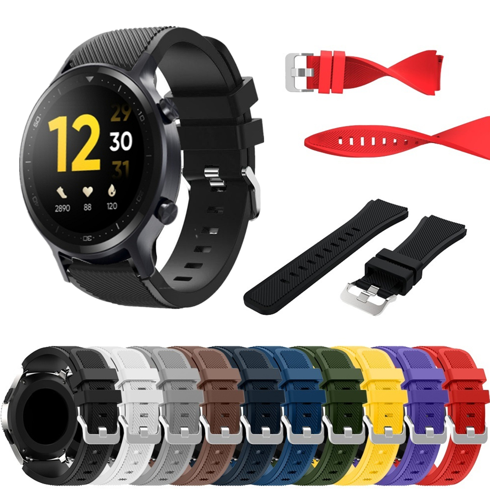 22mm Silicone Strap For Realme - Silicone Watch Band 22Mm recension och pris