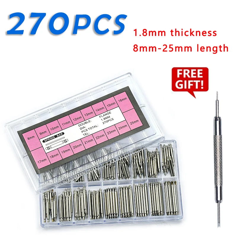 270pcs/set Strainless Steel Sp - Spring Bar Tool Set recension och pris