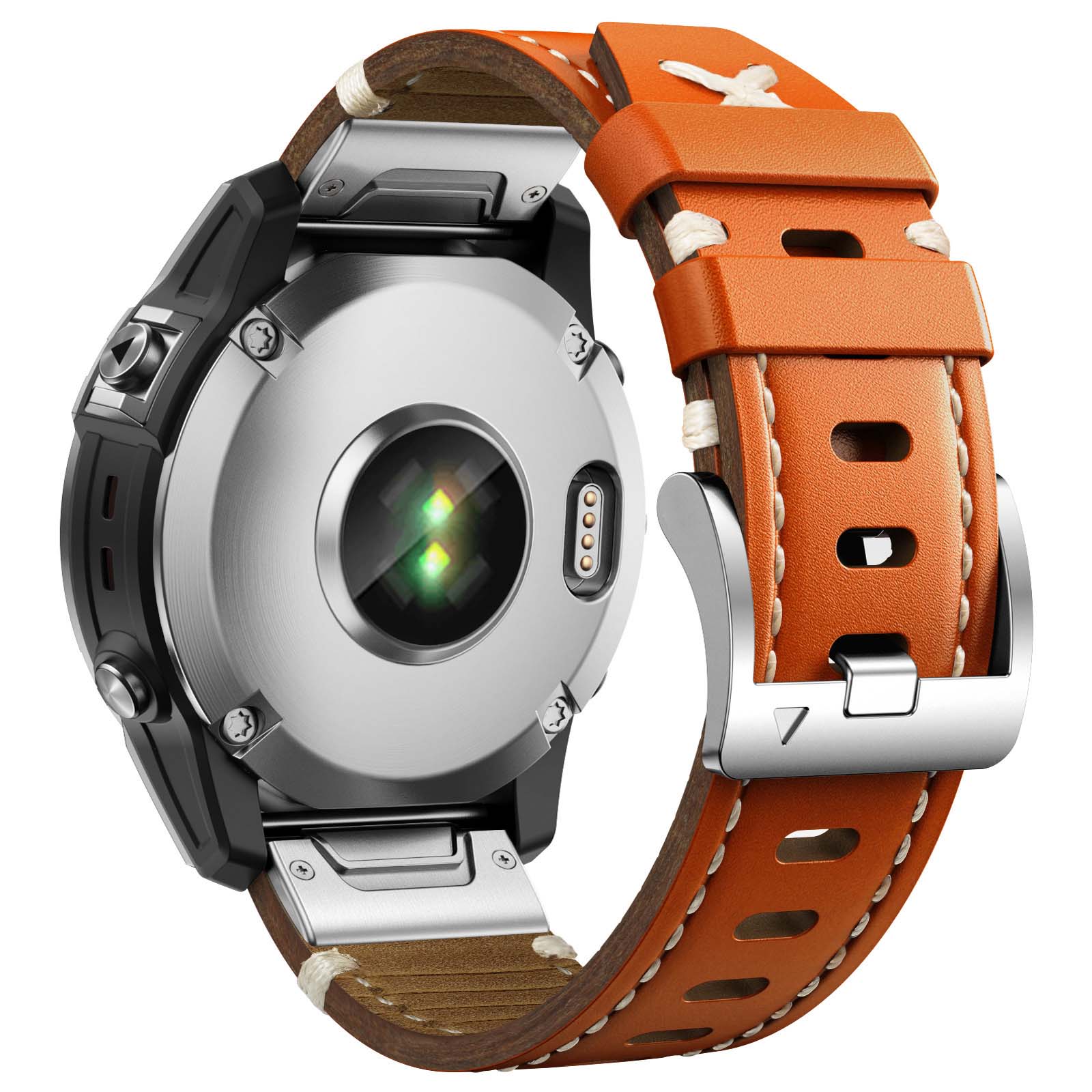 22 26mm Genuine Leather Strap  - Leather Strap Quick Release recension och pris