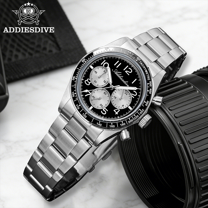 ADDIESDIVE AD2543 Men Luxury Q - Tropic Strap Vintage recension och pris